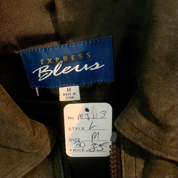 Express Bleus leather jacket - Picture 4 of 4